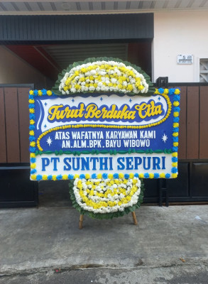 Papan Bunga Duka di Plembutan